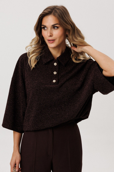 Джемпер EOLA 3011 т.шоколад - фото 5