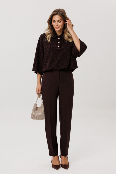 Джемпер EOLA 3011 т.шоколад - фото 3