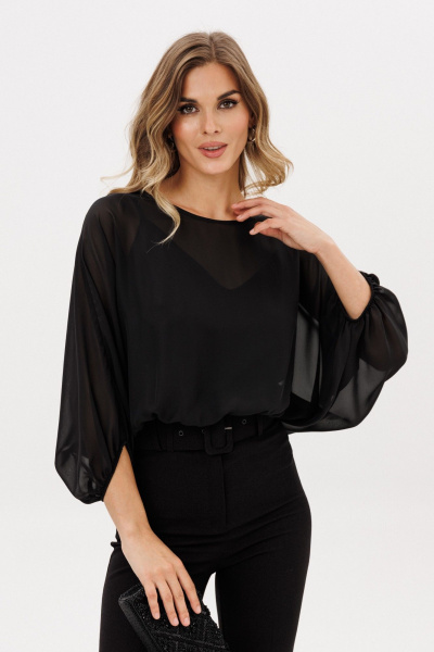 Блуза EOLA 3009 черный - фото 5