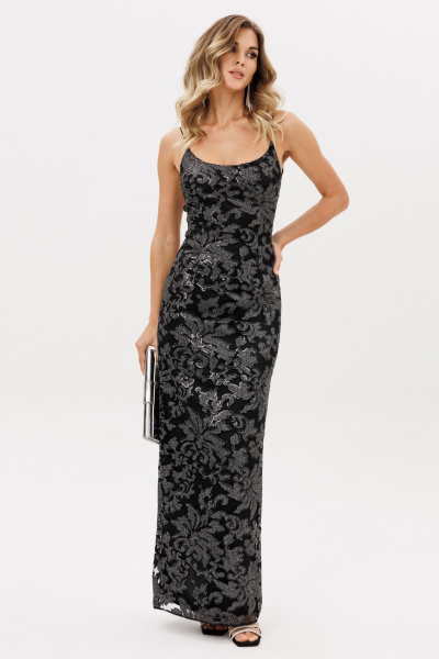 Платье EOLA 3005 графит/черный - фото 2