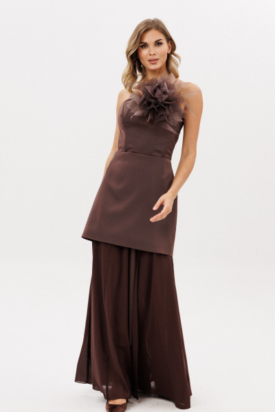 Юбка EOLA 3003 шоколад - фото 4