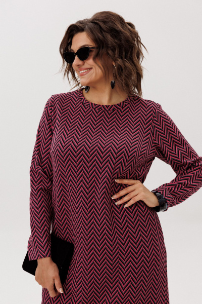 Платье Anelli 1755.1 рябиновая_волна - фото 10