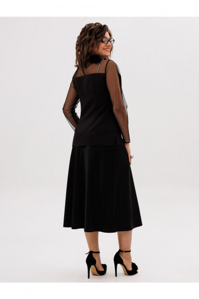 Блуза Anelli 1777 черный_туман - фото 9