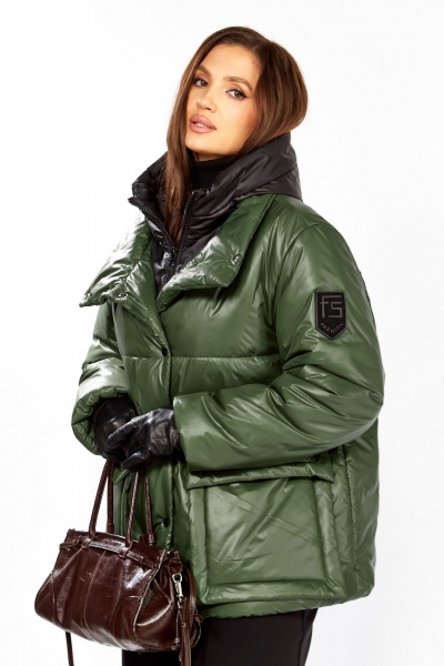 Куртка Lady Secret 7297 зеленый - фото 8