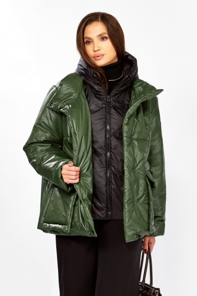 Куртка Lady Secret 7297 зеленый - фото 7