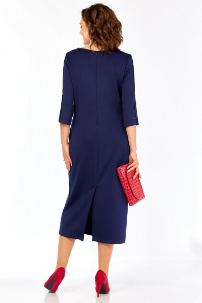 Платье Matini 1044 синий_водолаз - фото 3