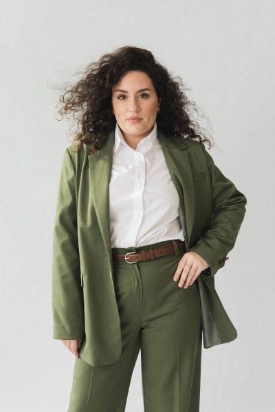 Жакет Legend Style G-025 зеленый_чай - фото 5