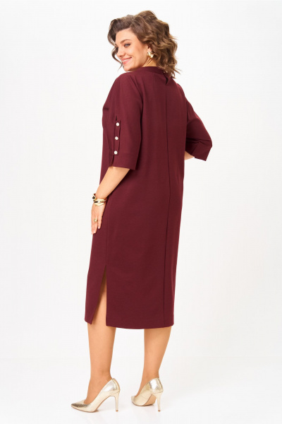 Платье Bonna Image 977/1 бордовый - фото 8