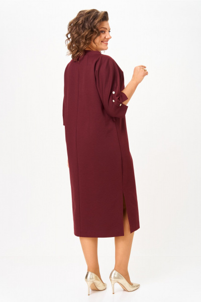 Платье Bonna Image 977/1 бордовый - фото 7