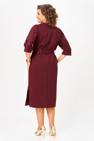Платье Bonna Image 977/1 бордовый - фото 6