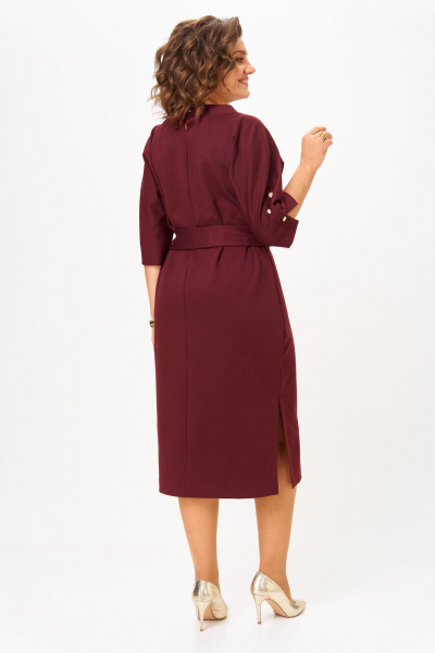 Платье Bonna Image 977/1 бордовый - фото 5