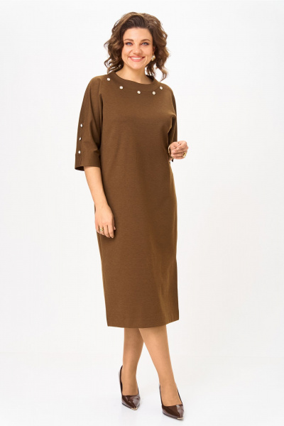 Платье Bonna Image 977/1 горчичный - фото 2