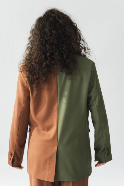 Жакет Legend Style G-025 колорблок1 - фото 5