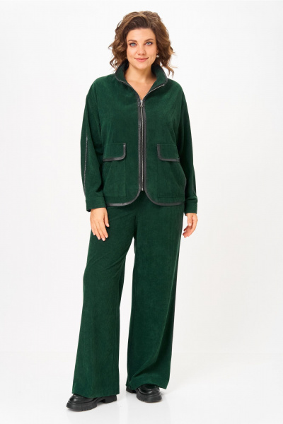 Бомбер, брюки Bonna Image 1017/2 зеленый - фото 6