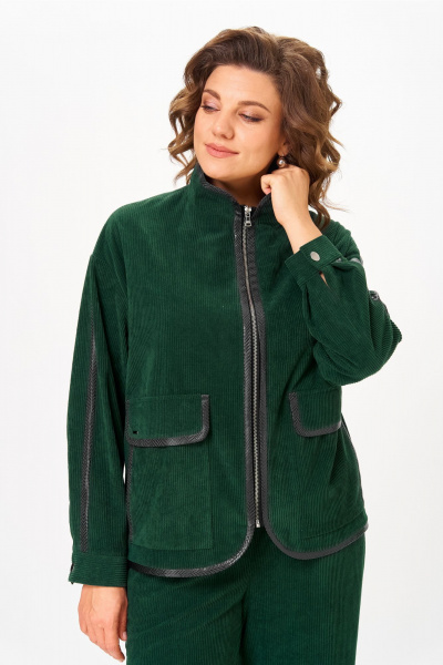 Бомбер, брюки Bonna Image 1017/2 зеленый - фото 2