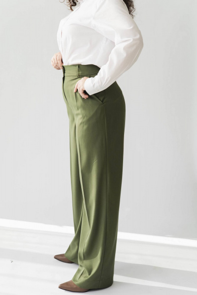 Брюки Legend Style P-026 зеленый_чай - фото 5