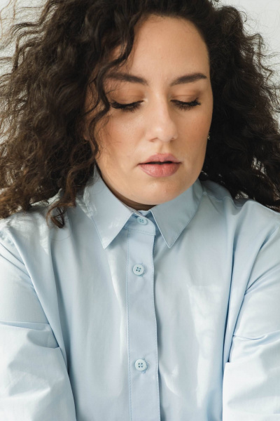 Рубашка Legend Style B-030 голубой - фото 8