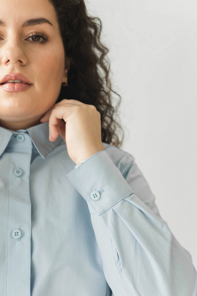 Рубашка Legend Style B-030 голубой - фото 3