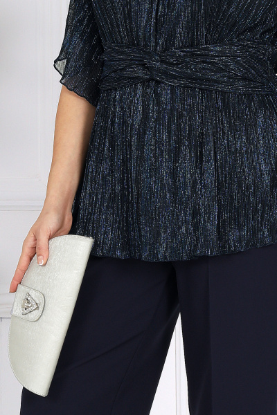 Блуза, брюки Ninele 6069 синий - фото 4