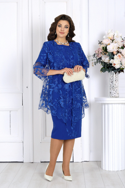 Кардиган, платье Ninele 6089 василек - фото 5