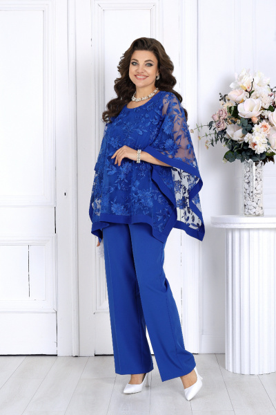 Блуза, брюки Ninele 7511 василек - фото 5