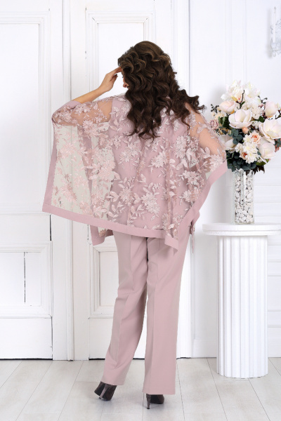Блуза, брюки Ninele 7511 пудра - фото 8