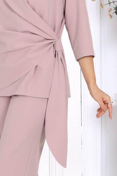 Блуза, брюки Ninele 7513 пудра - фото 5