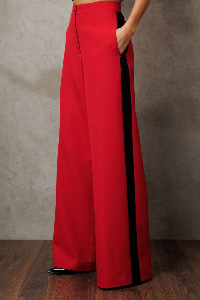 Брюки Butеr 3222 красный - фото 2