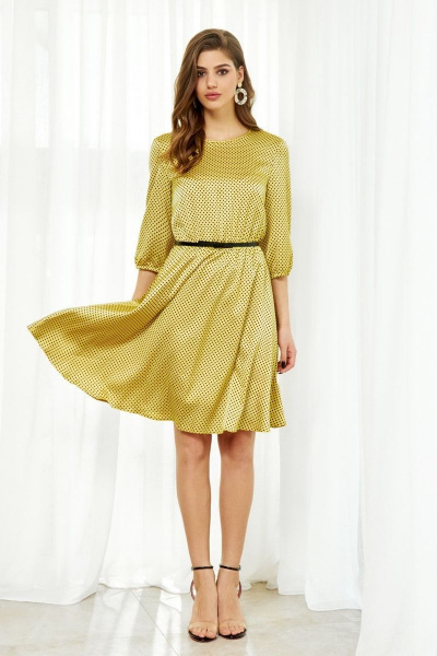 Платье AYZE 1490 желтый - фото 3