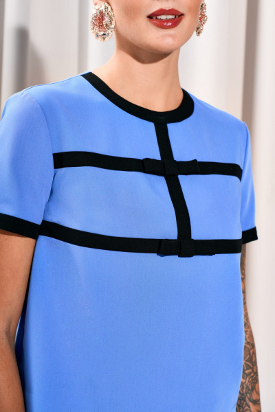 Блуза, юбка Lissana 5014 голубой - фото 6