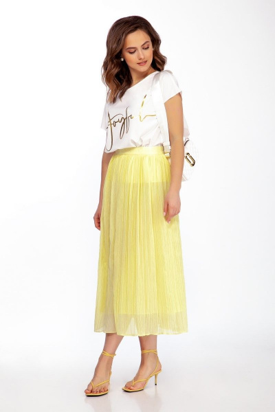 Блуза, юбка Dilana VIP 1727/1 желтый - фото 1