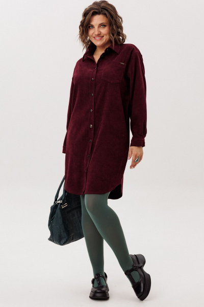 Платье Anelli 1771 вишневая_нежность - фото 7