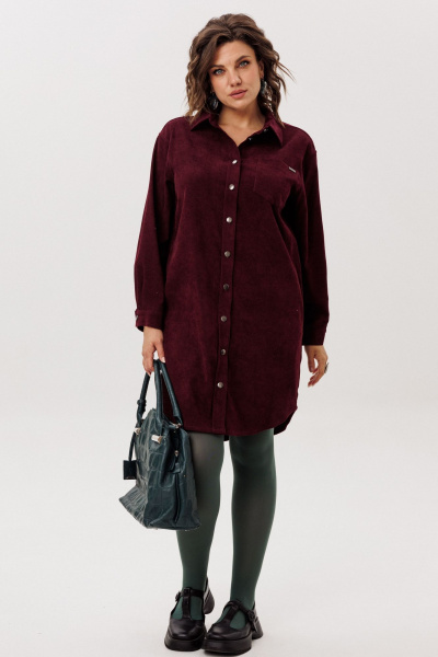 Платье Anelli 1771 вишневая_нежность - фото 1