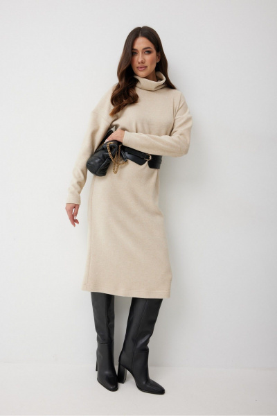 Платье T.N.D М241/1 бежевый - фото 3