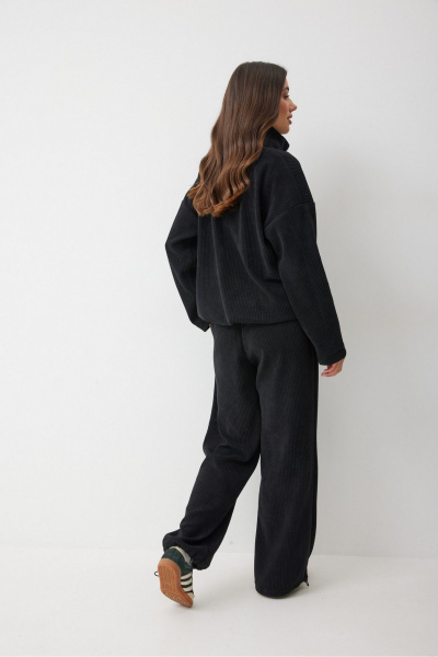 Брюки T.N.D М377 черный - фото 6