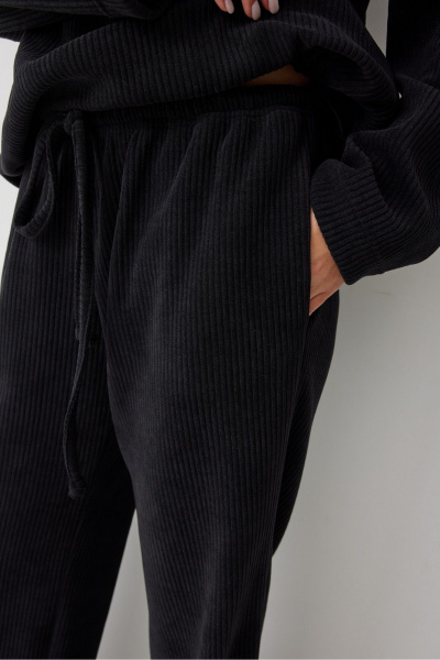 Брюки T.N.D М377 черный - фото 5