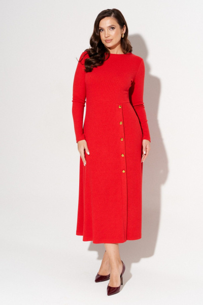 Платье AltaModa 1043-1 красный - фото 5