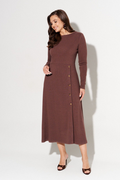 Платье AltaModa 1043-2 коричневый - фото 5