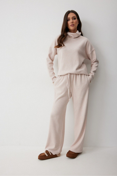 Брюки T.N.D М378 нежно-розовый - фото 4