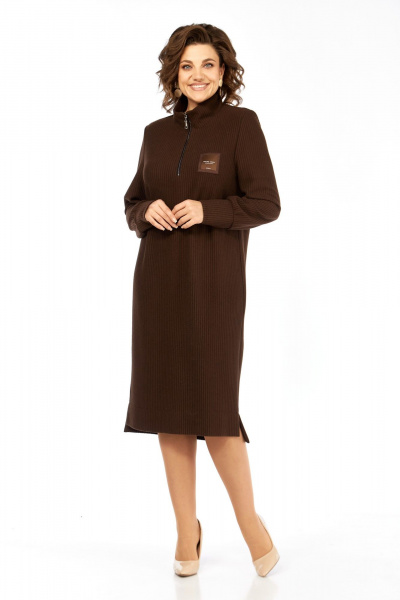 Платье Элль-стиль 2440 шоколад - фото 13