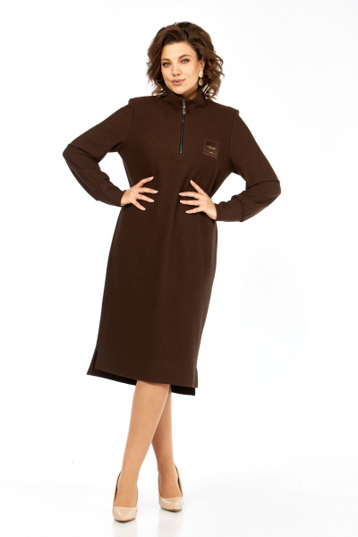 Платье Элль-стиль 2440 шоколад - фото 11