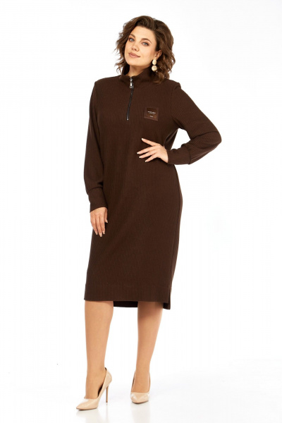 Платье Элль-стиль 2440 шоколад - фото 10