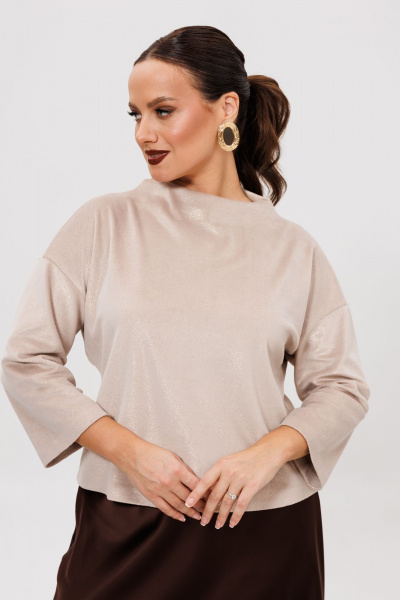 Джемпер, юбка Mubliz 302 шоколадный - фото 7