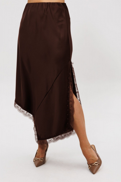 Джемпер, юбка Mubliz 302 шоколадный - фото 4