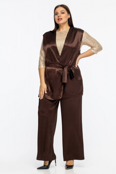 Брюки Avila 0674 коричневый - фото 7