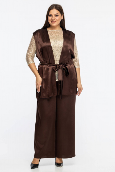 Брюки Avila 0674 коричневый - фото 6