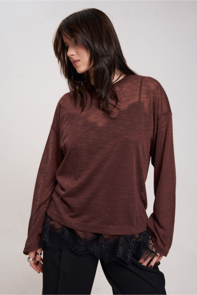 Джемпер JRSy 2646 шоколад - фото 2