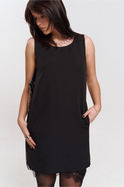 Платье JRSy 2655 черный - фото 2