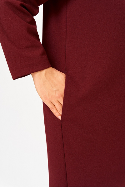 Платье DaLi 7067 бордо - фото 4