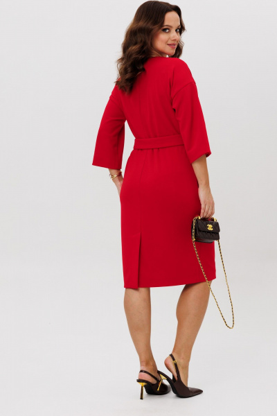 Платье Galean Style 998 красный - фото 13